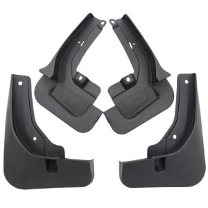 Front and Rear Mud Flaps Set for DEEPAL G318 2024- Present Black Splash Guards