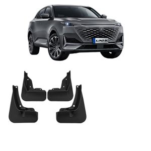 Black Front and Rear Mud Flaps Splash Guards for CHANGAN UNI-K 2021-2024