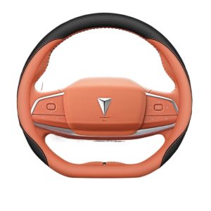 Ultra-Thin Genuine Leather Steering Wheel Cover for DEEPAL SL03 and S07 S7