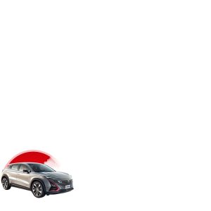 Exterior Protection Film and Body Decorative Stickers in Ice Red for CHANGAN UNI-T