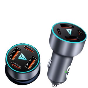 36W Dual USB Car Charger with 1.2m Charging Cable for DEEPAL S07 / S7