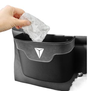 Suede Car Trash Can & Storage Bag for DEEPAL SL03 and S07 Interior Storage