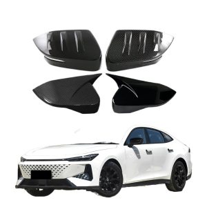 Rearview Mirror Cover Housing Carbon Fiber Pattern for CHANGAN UNI-V 2022-2024