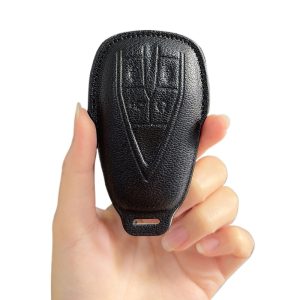 Premium PU Leather Key Fob Cover Case for Changan CS75 PLUS, CS55, UNI-V, and Oshan X5/X7