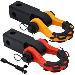 Rear Bumper Tow Hitch with Solid Square Arm and U-Hook for DEEPAL G318