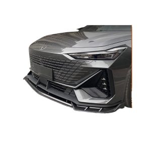 Front Bumper Lip Spoiler 3-Section Splitter Carbon Fiber Style for CHANGAN UNI-V