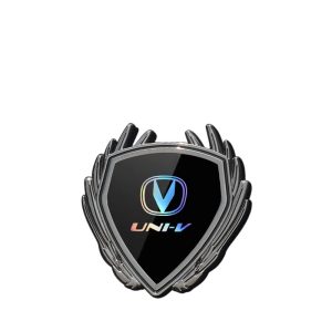 Exterior Metal Badge Body Side Window Emblem Decal for CHANGAN UNI-Z UNI-V UNI-K UNI-T