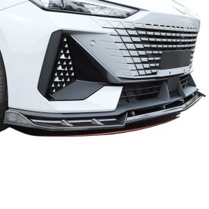 Front Bumper Lip Spoiler Protective Plate (Carbon Fiber Style) for CHANGAN UNI-V