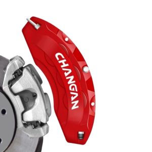 Aluminum Alloy Brake Caliper Cover Set for CHANGAN UNI-V, CS75 PLUS, OSHAN Z6, and NEVO A06
