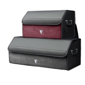 Foldable Luxury Leather Car Trunk Organizer for DEEPAL SL03 / DEEPAL S07 / G318