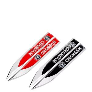Metal Fender Side Blade Emblem Decorative Sticker for CHANGAN UNI-V UNI-T CS55 CS75 PLUS