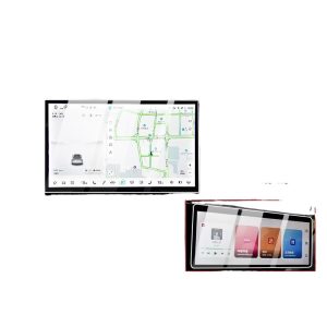 Tempered Glass Screen Protector for DEEPAL S07 Central Navigation and 12.3-Inch Co-Pilot Display