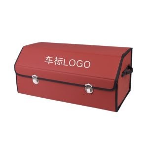 Premium Leather Foldable Car Trunk Organizer with Handles for DEEPAL G318