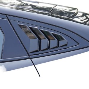 Rear Side Window Louver Trim Covers Carbon Fiber Style for CHANGAN UNI-V