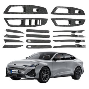 Interior Door Handle Bowl Trim for CHANGAN UNI-V Orange ABS Decorative Cover