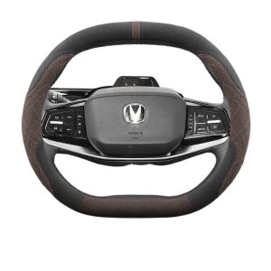 Suede Leather Steering Wheel Cover for CHANGAN UNI-K UNI-V and CS55 PLUS