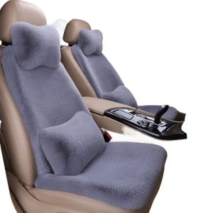 Plush Winter Interior Car Seat Cushion 7-Piece Set for DEEPAL S07