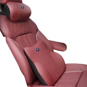Memory Foam Car Seat Headrest Pillows Mocha Brown Leather for Changan CS75 Plus CS35 CS55 Eado UNI-T Ruicheng CC