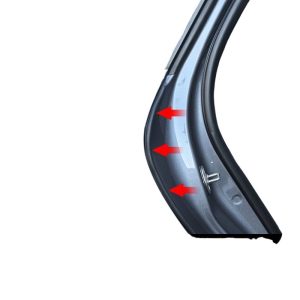 Car Door C-Pillar Rubber Sealing Strip for CHANGAN CS75 CS35 CS55 EADO UNI-V UNI-K DEEPAL SL03 S07