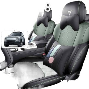 Custom Full Leather Seat Cover Set for DEEPAL G318 All-Season Protective Interior