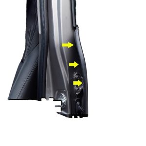 B-Pillar Rubber Seal Strip Kit for DEEPAL SL03 S07 S7 and DEEPAL G318