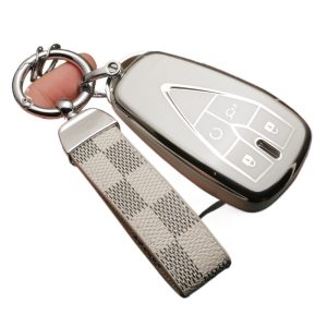 TPU Smart 5-Button Key Fob Cover for Changan CS35 Plus, UNI-T, Raeton CC, Eado, and CS95