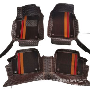Custom Double-Layer Leather Car Floor Mats for CHANGAN CS75, UNI-V, UNI-T, Benben, Eado, Raeton