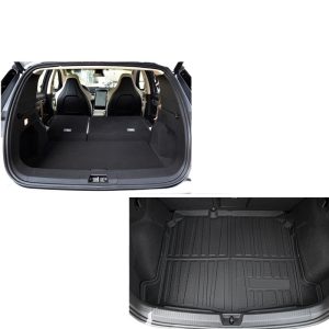 Waterproof TPE Foldable Trunk Mat for DEEPAL G318 Hybird, Changan Eado PLUS, and Ruicheng CC