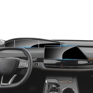 Tempered Glass Screen Protector Set for CHANGAN UNI-K and Eado Plus Navigation & Instrument Display
