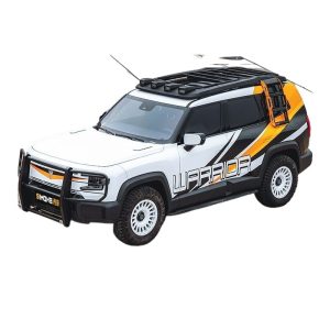 All-Aluminum Mecha Roof Platform Luggage Rack with Side Ladder and Front Protection Bar for DEEPAL G318