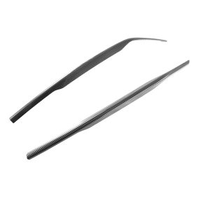 Front Bumper Lower Lip Trim Molding Carbon Fiber Style ABS for 2020 CHANGAN UNI-K