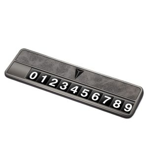 Luminous Hidden Car Temporary Parking Number Plate for DEEPAL SL03 and DEEPAL S07