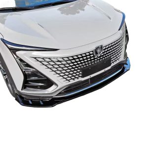 Front Bumper Lip Spoiler Splitter for CHANGAN UNI-T 2020-2022 Gloss Black Finish