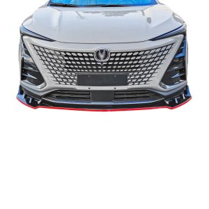 Front Bumper Lip Spoiler Fang Style Splitter for CHANGAN UNI-T 2020-2022