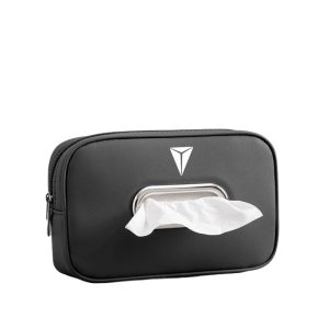 Car Leather Tissue Box Holder for DEEPAL S07 SL03 S09 L07 and G318 Armrest or Seat Back