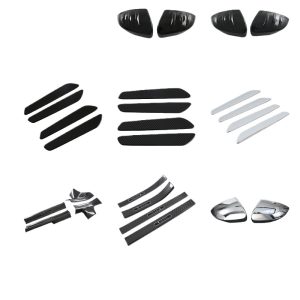 Exterior and Interior Trim Set for 2023 DEEPAL S07 - Mirror Covers, Door Handles, and Door Sill Strips