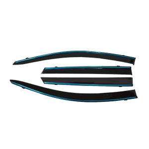 Acrylic Window Side Rain Guard Set for CHANGAN UNI-K (2021+), 4-Piece Thickened Tape-On Deflectors