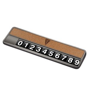 Luminous Hidden Temporary Parking Number Plate for DEEPAL SL03 and DEEPAL S07