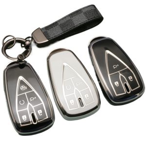TPU Smart 5-Button Key Fob Cover for CHANGAN CS75 PLUS, CS35 PLUS, UNI-V, and UNI-K