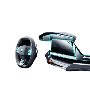 Interior Screen Protectors and TPU Trim Film Kit for CHANGAN UNI-V 2022