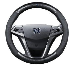 Carbon Fiber Style Steering Wheel Cover for CHANGAN CS55 PLUS CS75 CS35 UNI-T