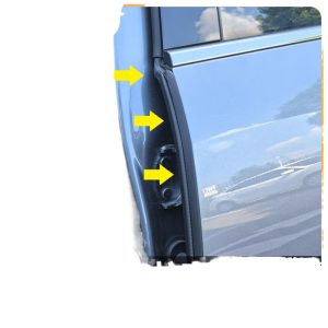 Universal Car Door Sealing Strip Soundproofing Double-Layer Rubber Trim for Changan Vehicles