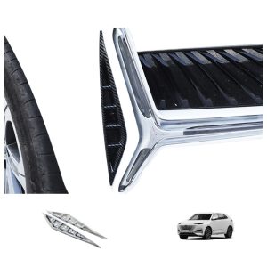 Front Fog Light Frame Cover Trim for CHANGAN UNI-K 2021-2024 Silver ABS