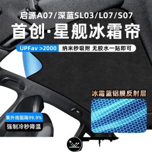 Car Roof Sunroof Sunshade Curtain Heat Insulation Shield for CHANGAN NEVO A07 and DEEPAL SL03 L07 S07