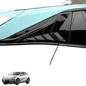 Rear Side Window Louver Trim Carbon Fiber Style for DEEPAL S07 / S7