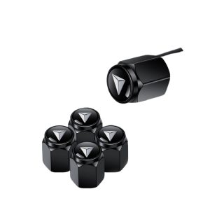 DEEPAL SL03 and S07 Metal Tire Valve Stem Caps - Anti-Theft Dust Covers (Set of 5)
