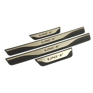 External Door Sill Protector Strips Set for 2022 CHANGAN UNI-V (Brushed Finish) - 4 Pieces