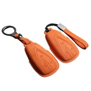Genuine Leather Smart Key Case Cover with Strap for Changan Deepal SL03 and Changan UNI-K UNI-T UNI-V