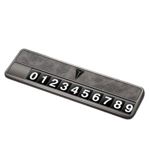 Luminous Hidden Temporary Parking Number Plate Moving Card for DEEPAL SL03 and S07