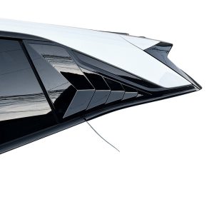 Rear Side Window Louvers Carbon Fiber Style Trim for DEEPAL S07 / S7